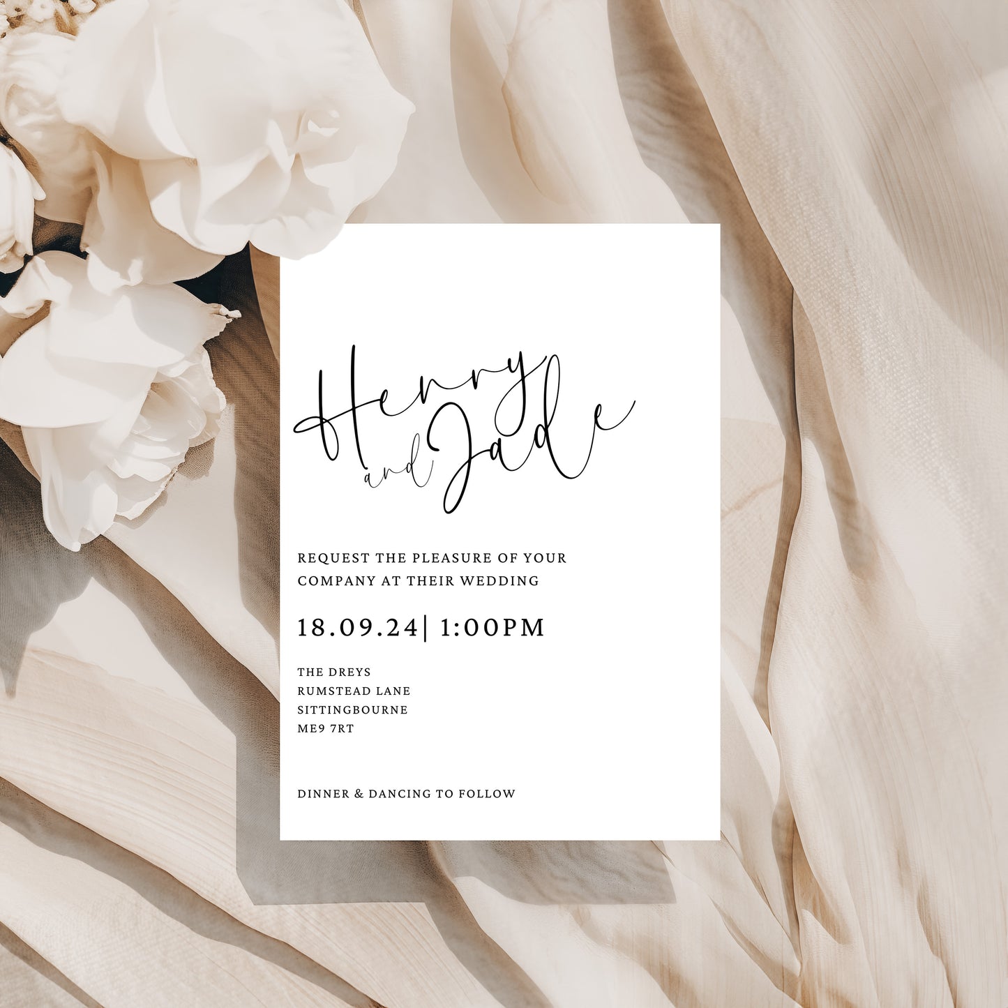 Willow | Wedding Invitation (Day Guests)