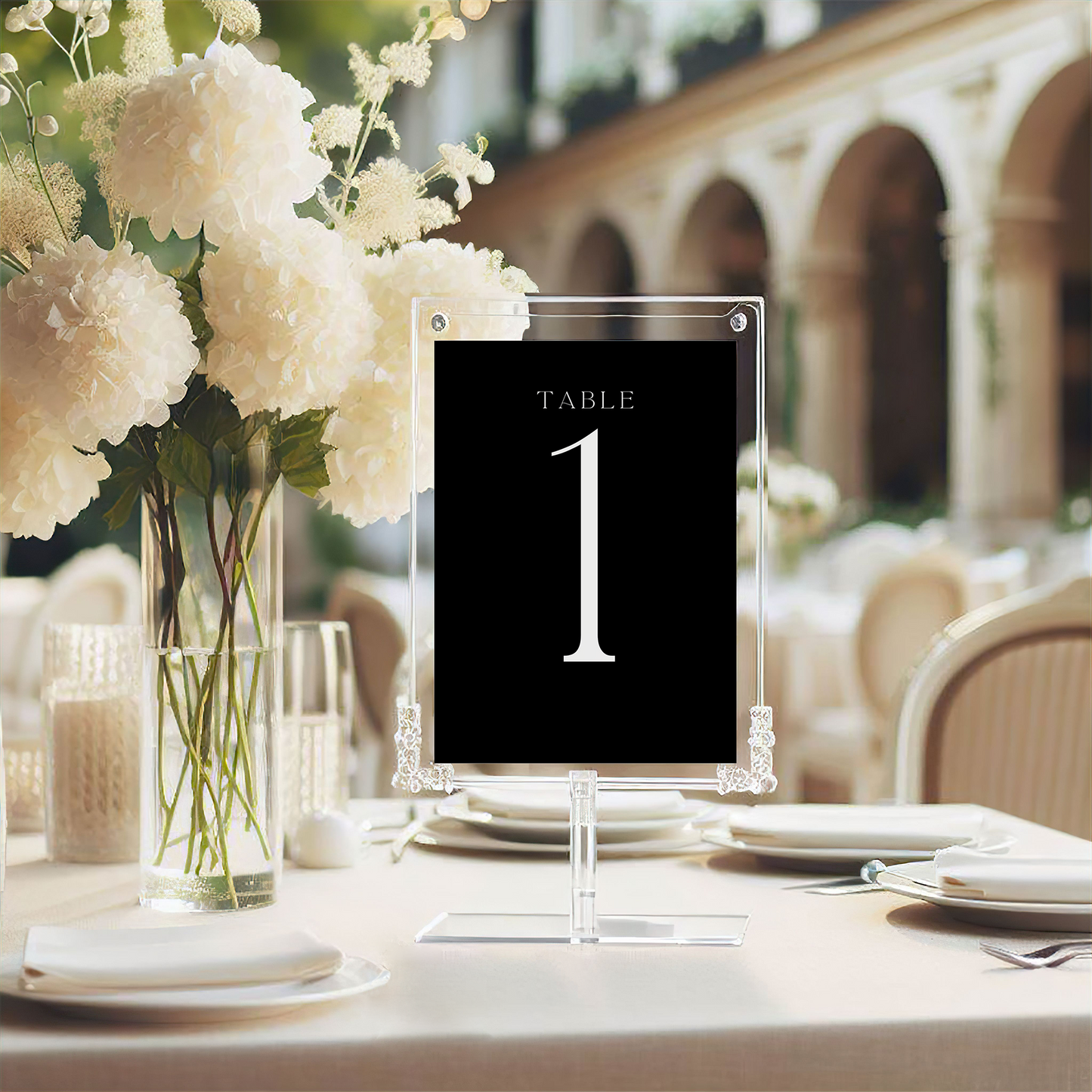 Alexa | Table Numbers/Names • Black