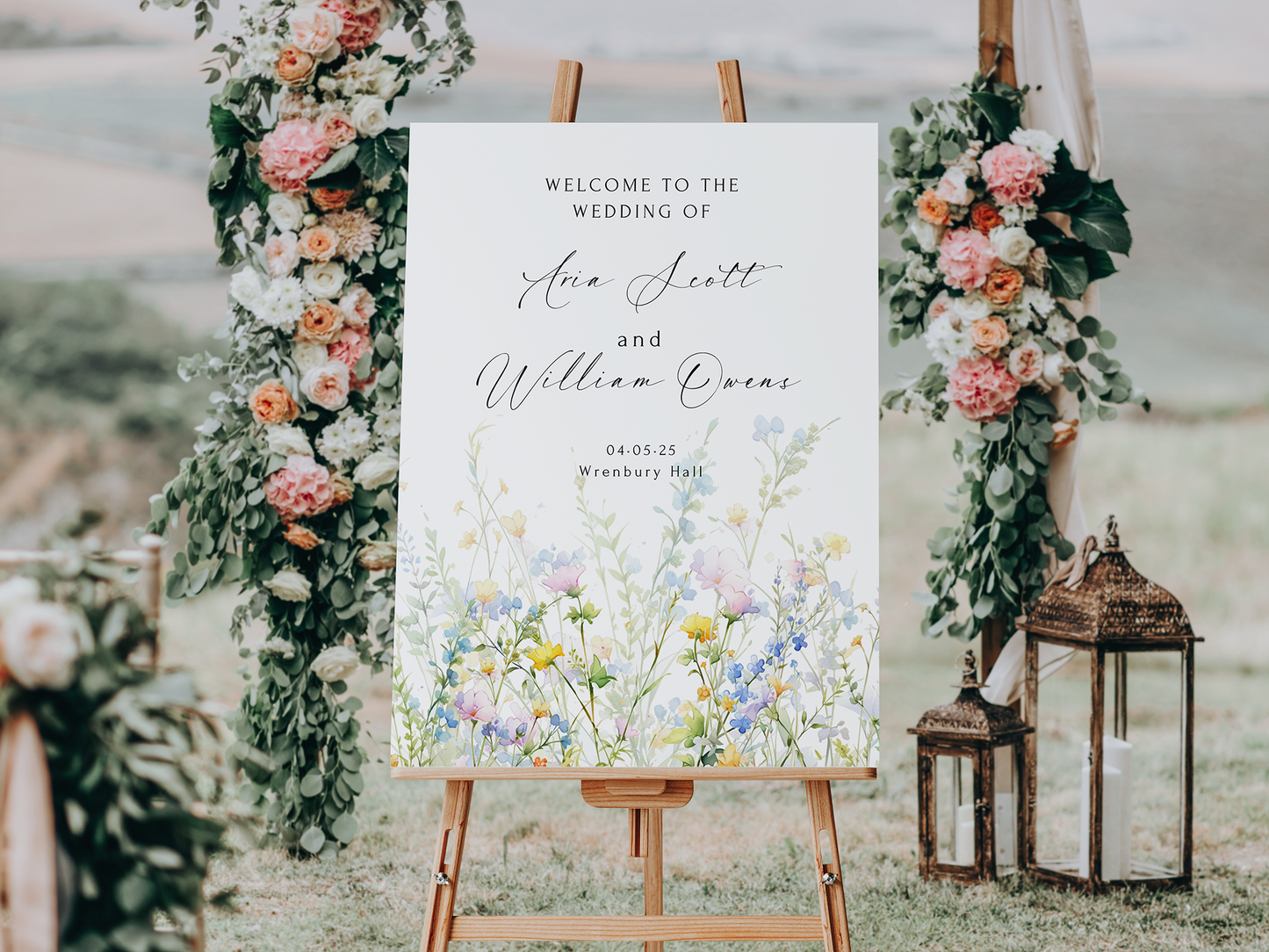 Forget me Not | Welcome Sign