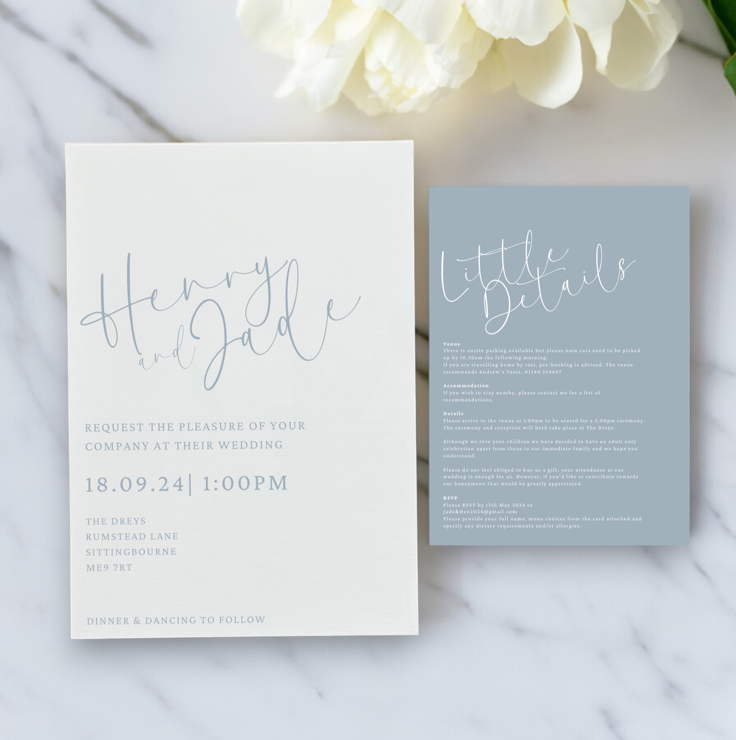 Willow | Wedding Invitation (Day Guests)