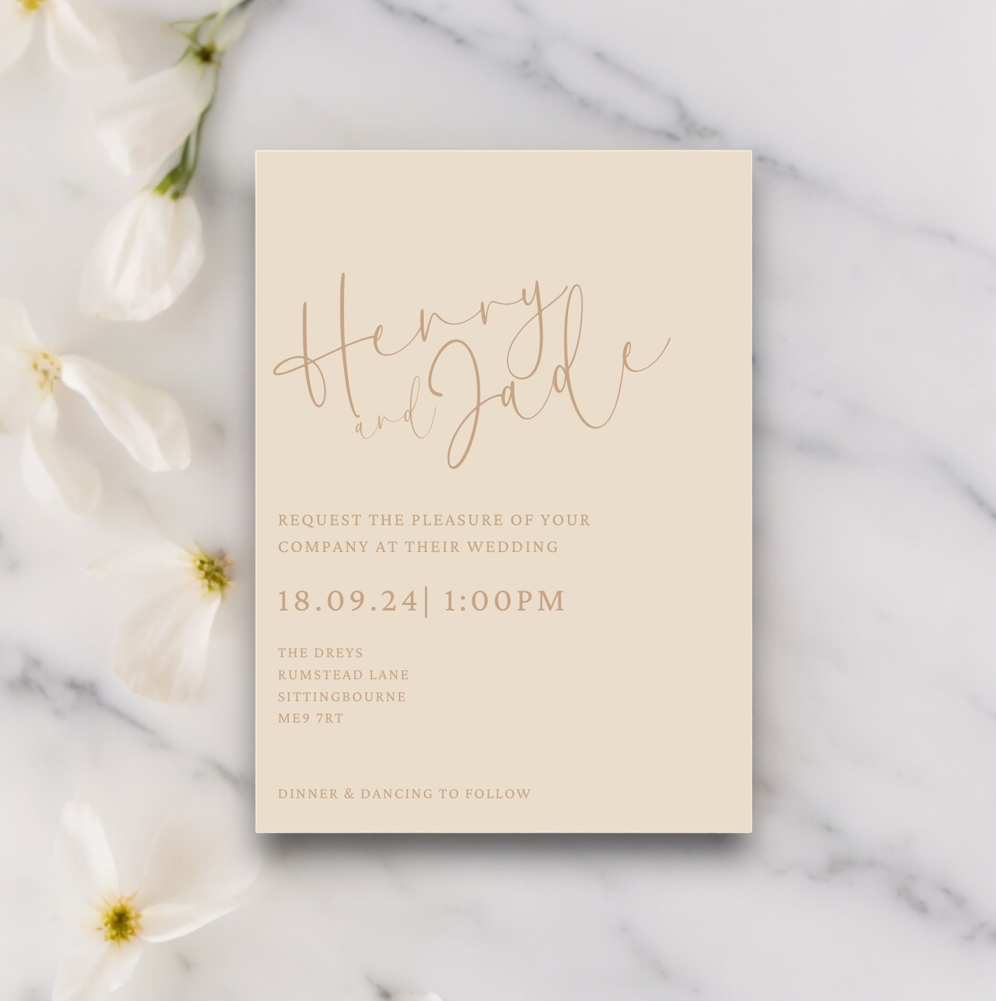 Willow | Wedding Invitation (Day Guests)