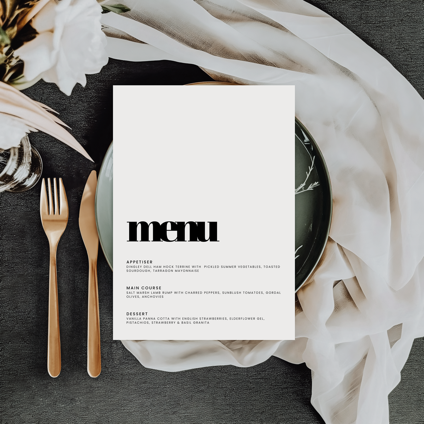 Luna | Menu A6